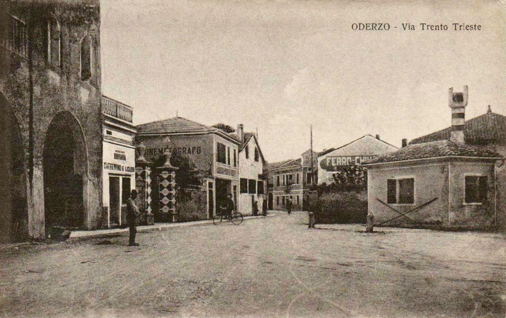 Oderzo 1920 - Via Trento Trieste