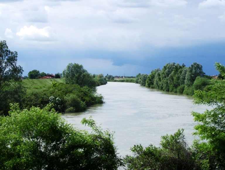 il fiume Livenza a Lorenzaga